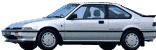 стекла на honda-integra-da1-hatchback-3d
