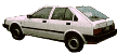 стекла на nissan-cherry-hatchback-5d-s-1982-do-1986