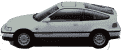 стекла на honda-crx-hatchback-3d-s-1983-do-1988